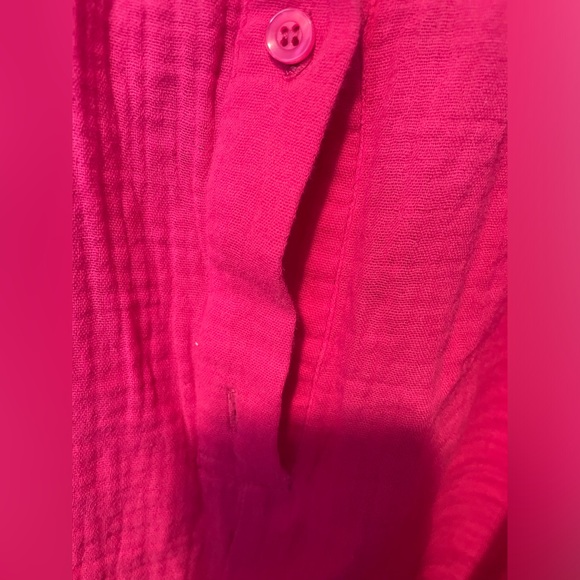 Red sky hot pink square romper - Picture 5 of 6